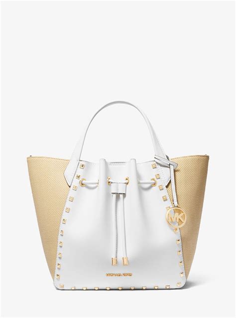 michael michael kors bea bucket shoulder bag|Michael Kors phoebe large tote.